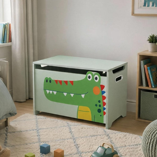 Kids Wooden Character Storage Boxes