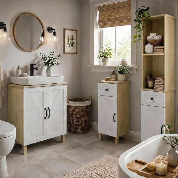 Elmhurst Under Basin Unit White & Oak
