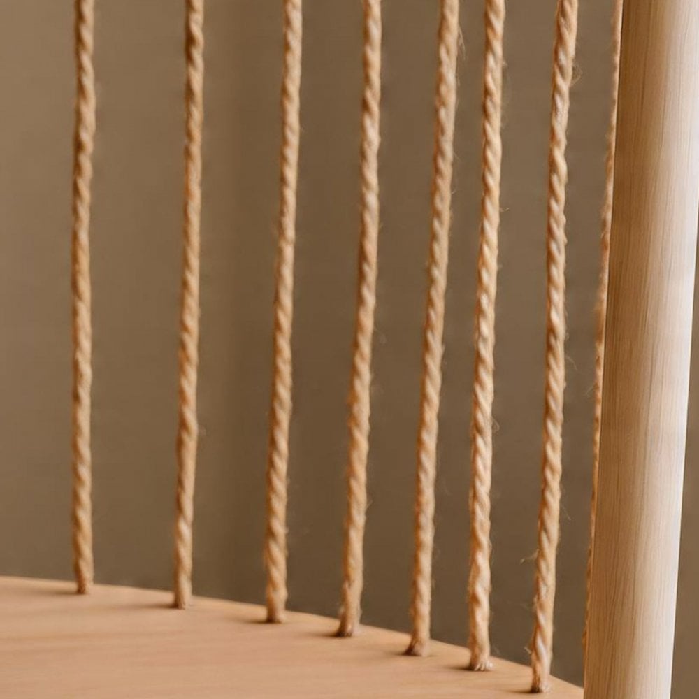 Tuxford Rope Framed Wooden Side Table