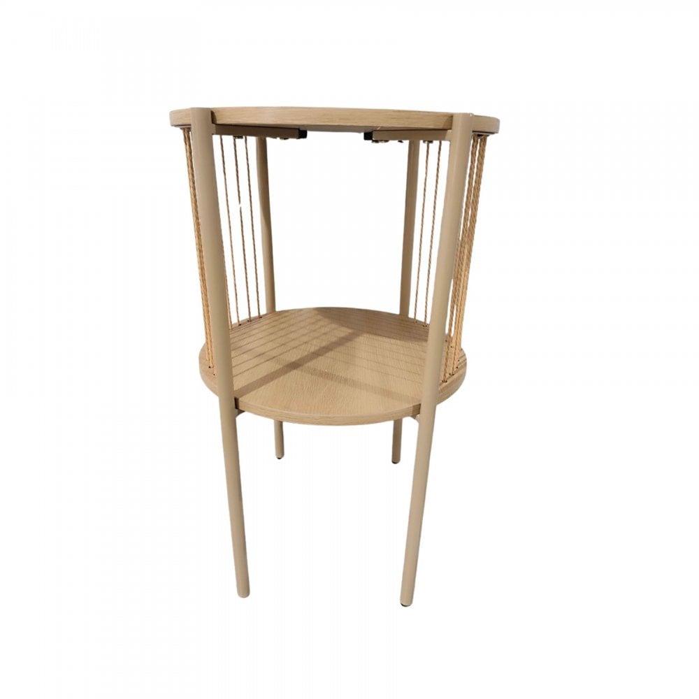 Tuxford Rope Framed Wooden Side Table