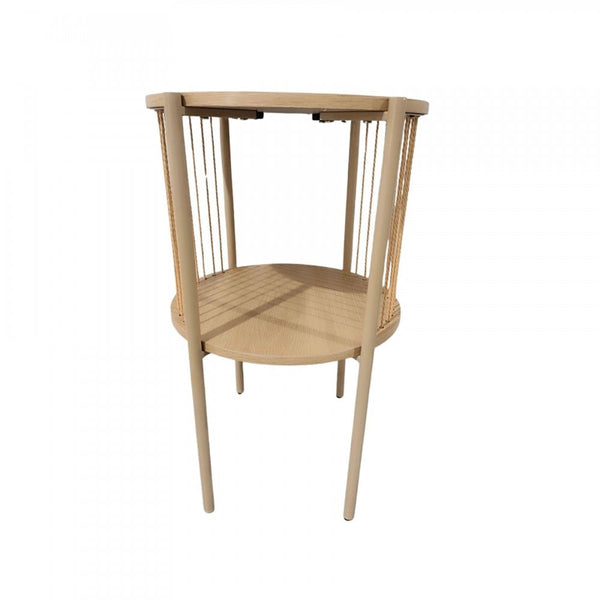 Tuxford Rope Framed Wooden Side Table