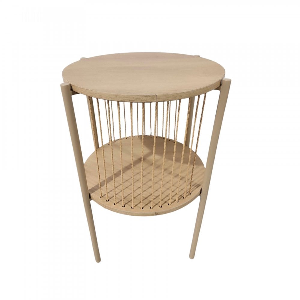 Tuxford Rope Framed Wooden Side Table