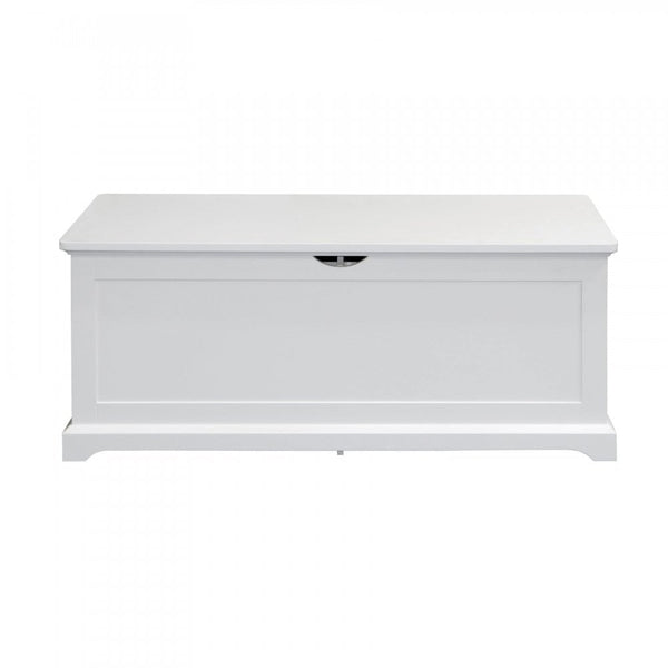 Bromwell White Ottoman Storage Box