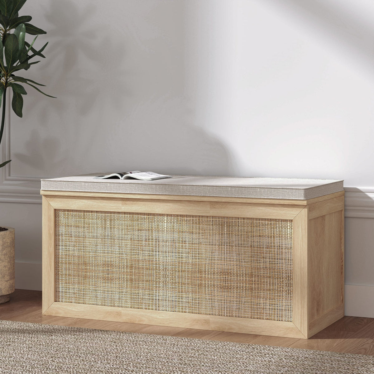 Astbury Rattan Ottoman Storage Box