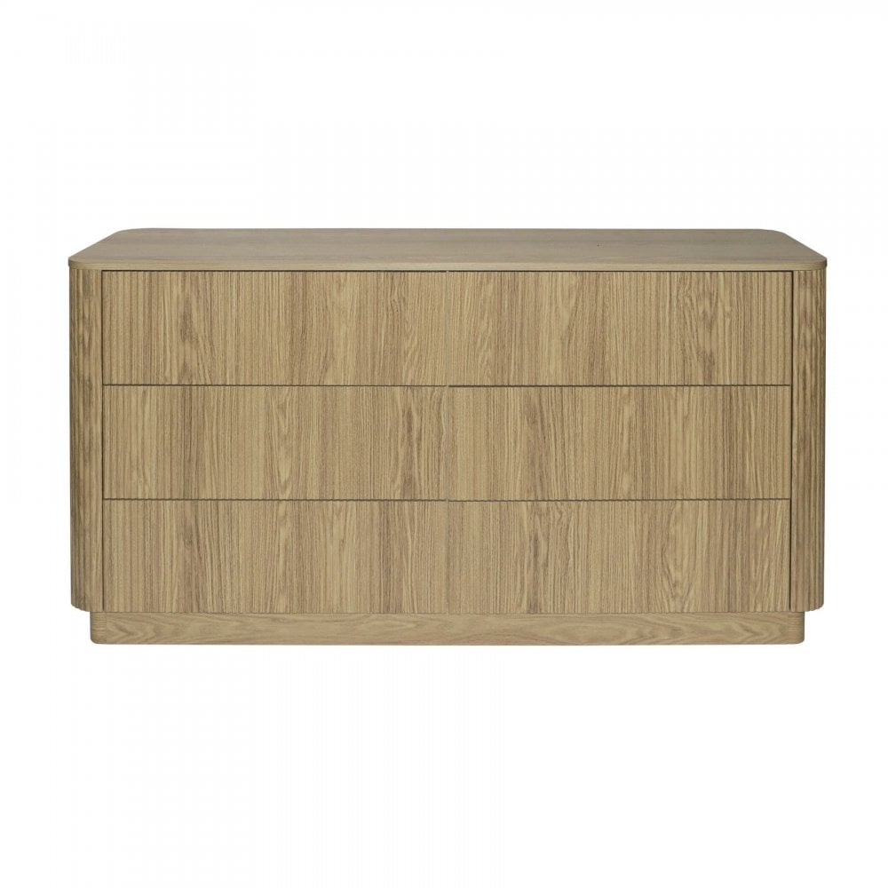 Winthorpe Oak Effect Chest of 6 Drawers