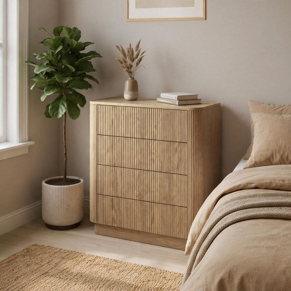 Winthorpe Oak Effect Chest of 4 Drawers