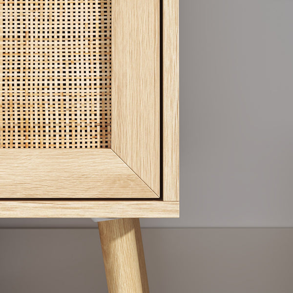 Astbury Underbasin Cabinet with Rattan Doors