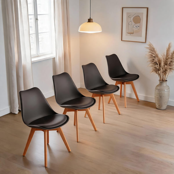 Braga 120cm White Dining Table & 4 Grey Chairs