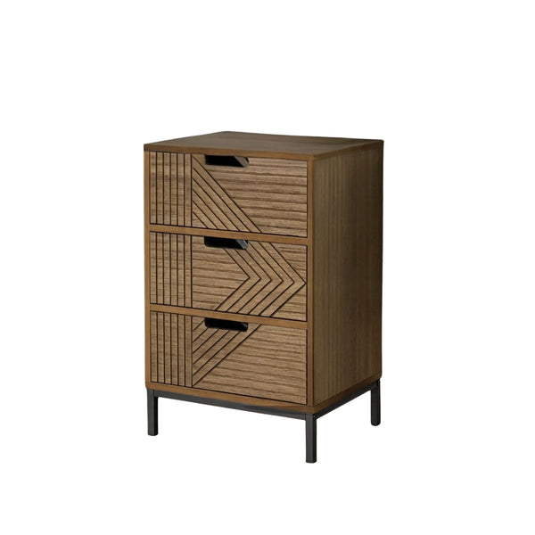 Mundesley 3 Drawer Bedside