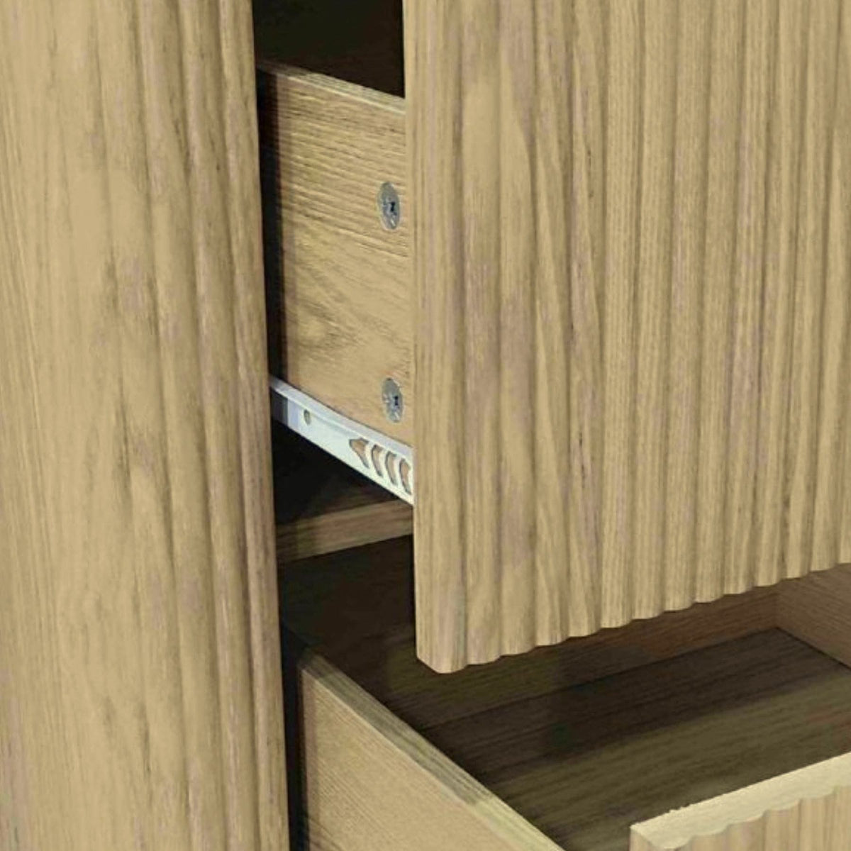 Winthorpe Oak Effect 2 Drawer Bedside