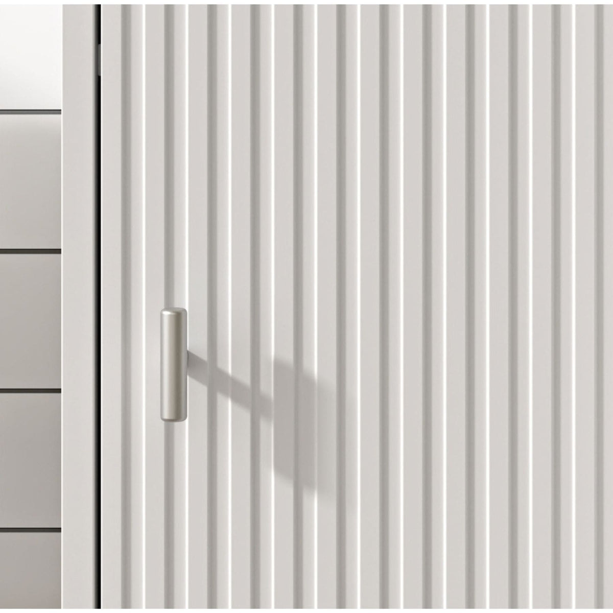Mabel White 1 Door Bathroom Cabinet