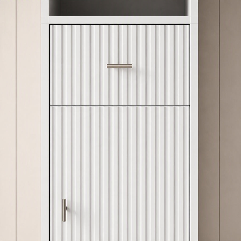 Mabel White Tall Bathroom Cabinet