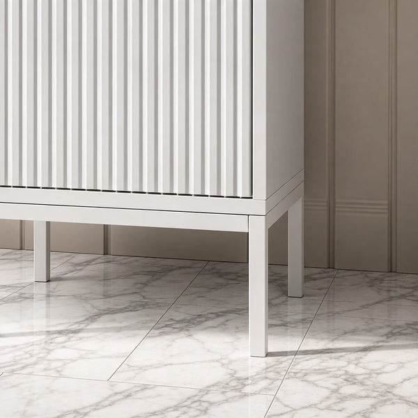 Mabel White Tall Bathroom Cabinet