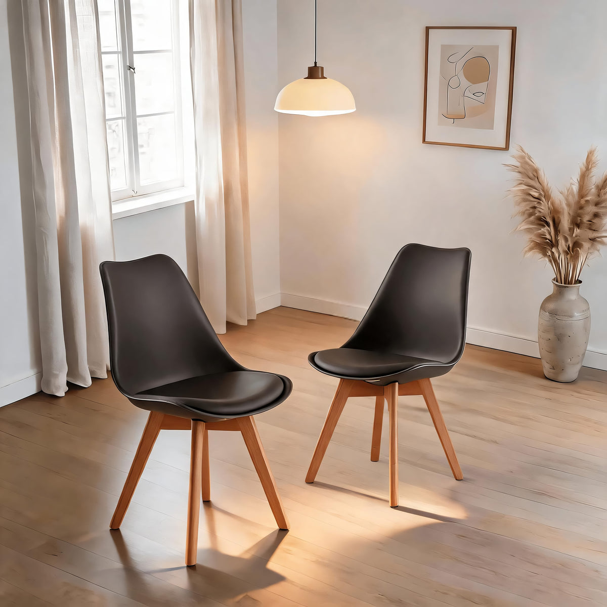 Braga 120cm White Dining Table & 6 Grey Chairs