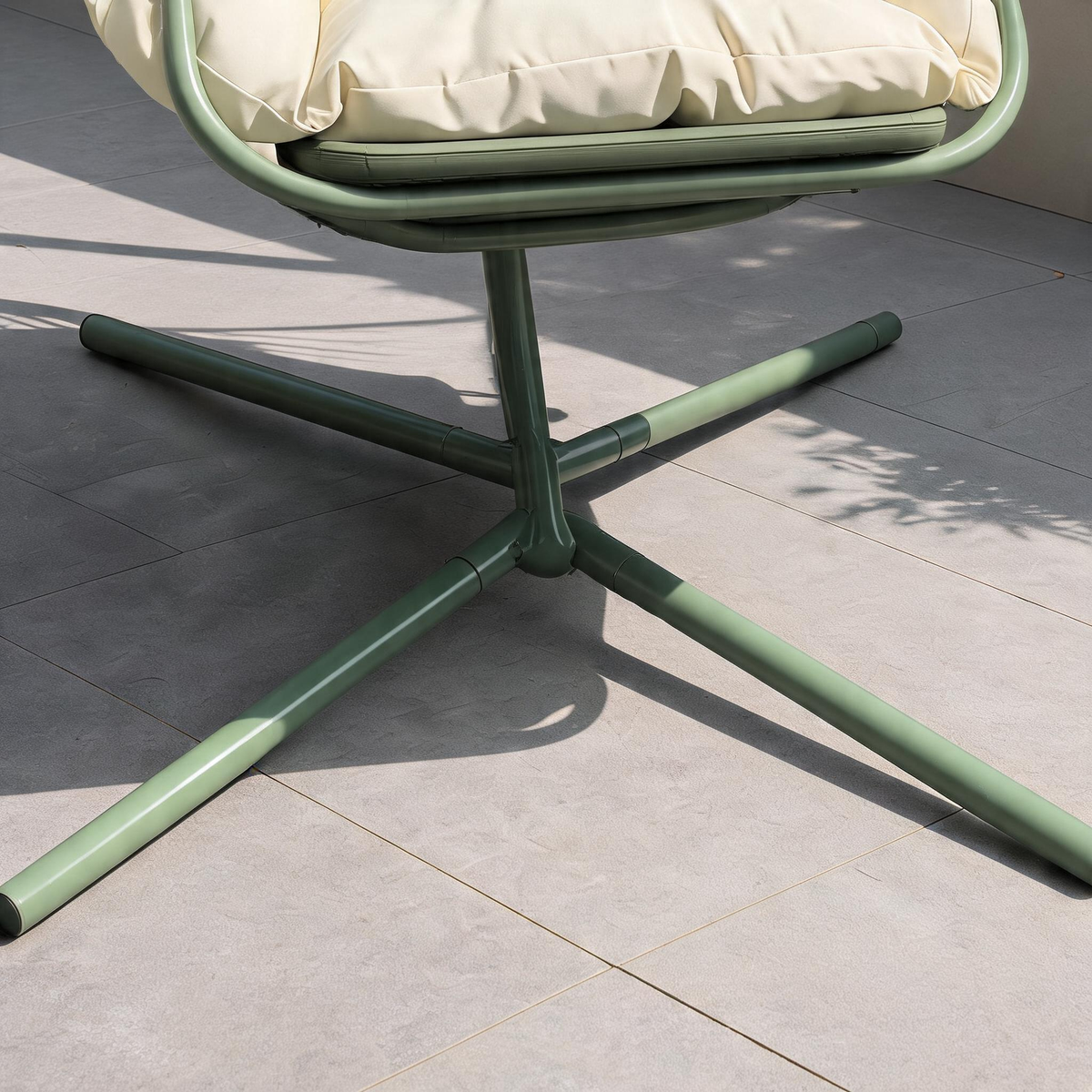 Capri Sage Green Hanging Egg Chair