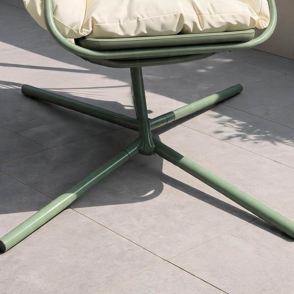 Capri Sage Green Hanging Egg Chair