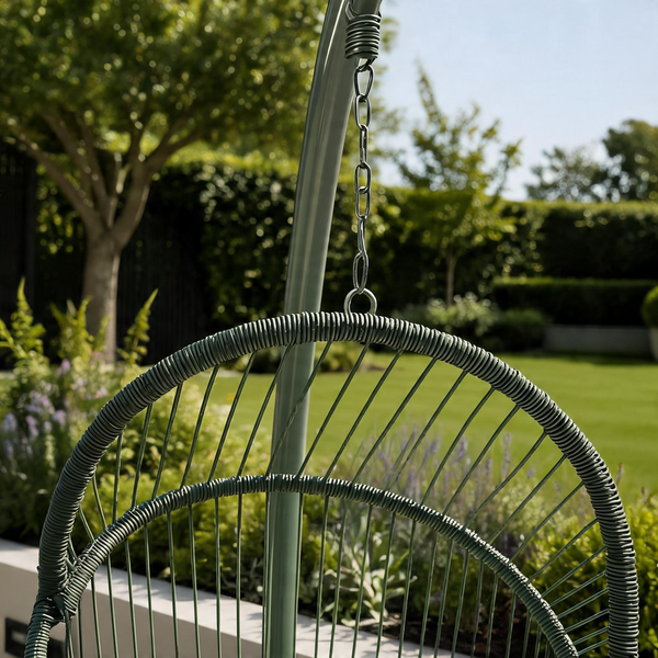Capri Sage Green Hanging Egg Chair