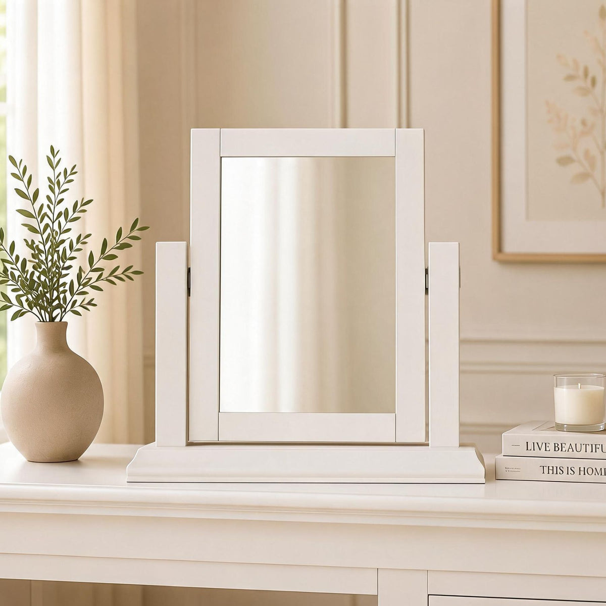 Chantilly Adjustable Tabletop Mirror