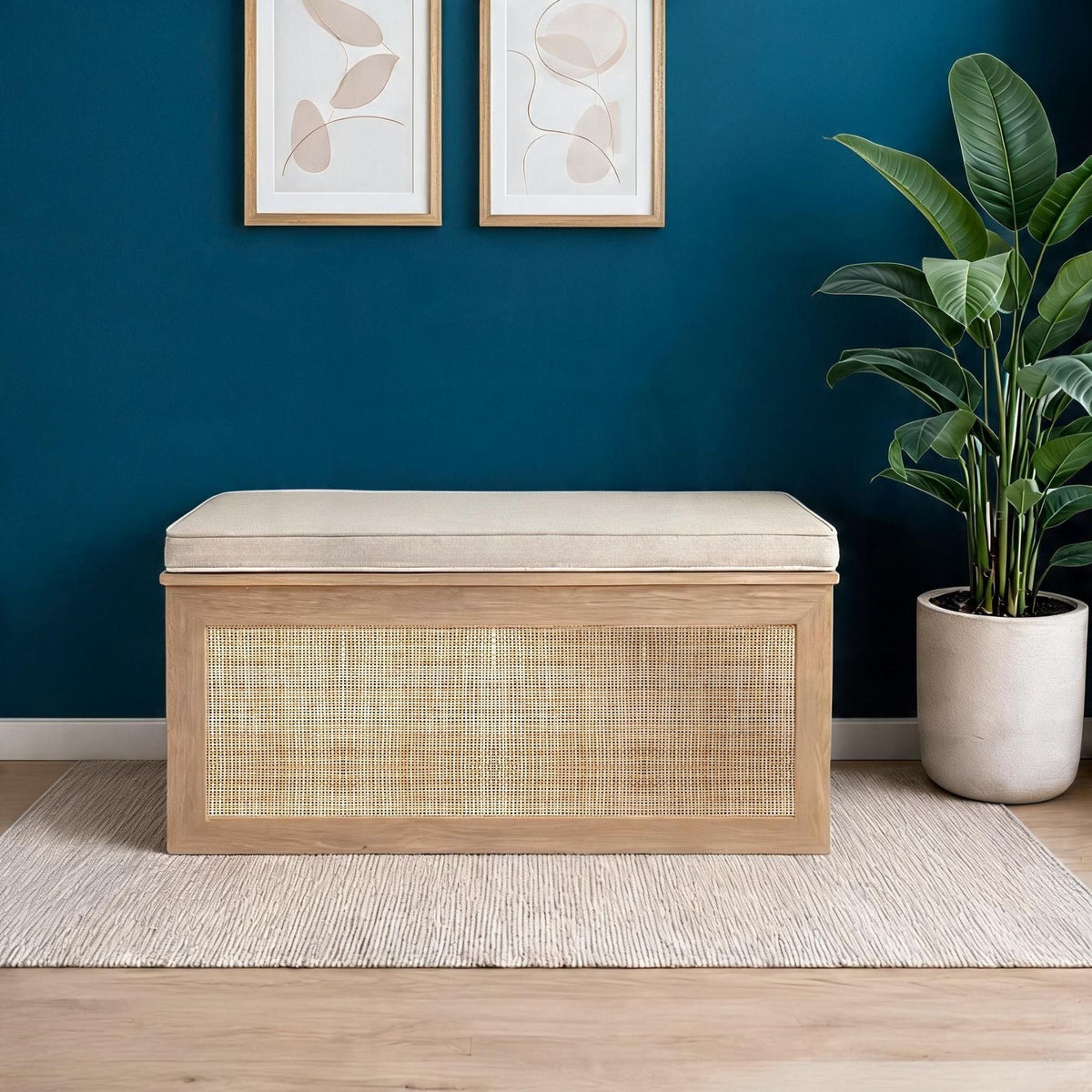 Astbury Rattan Ottoman Storage Box