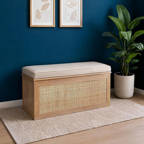 Astbury Rattan Ottoman Storage Box