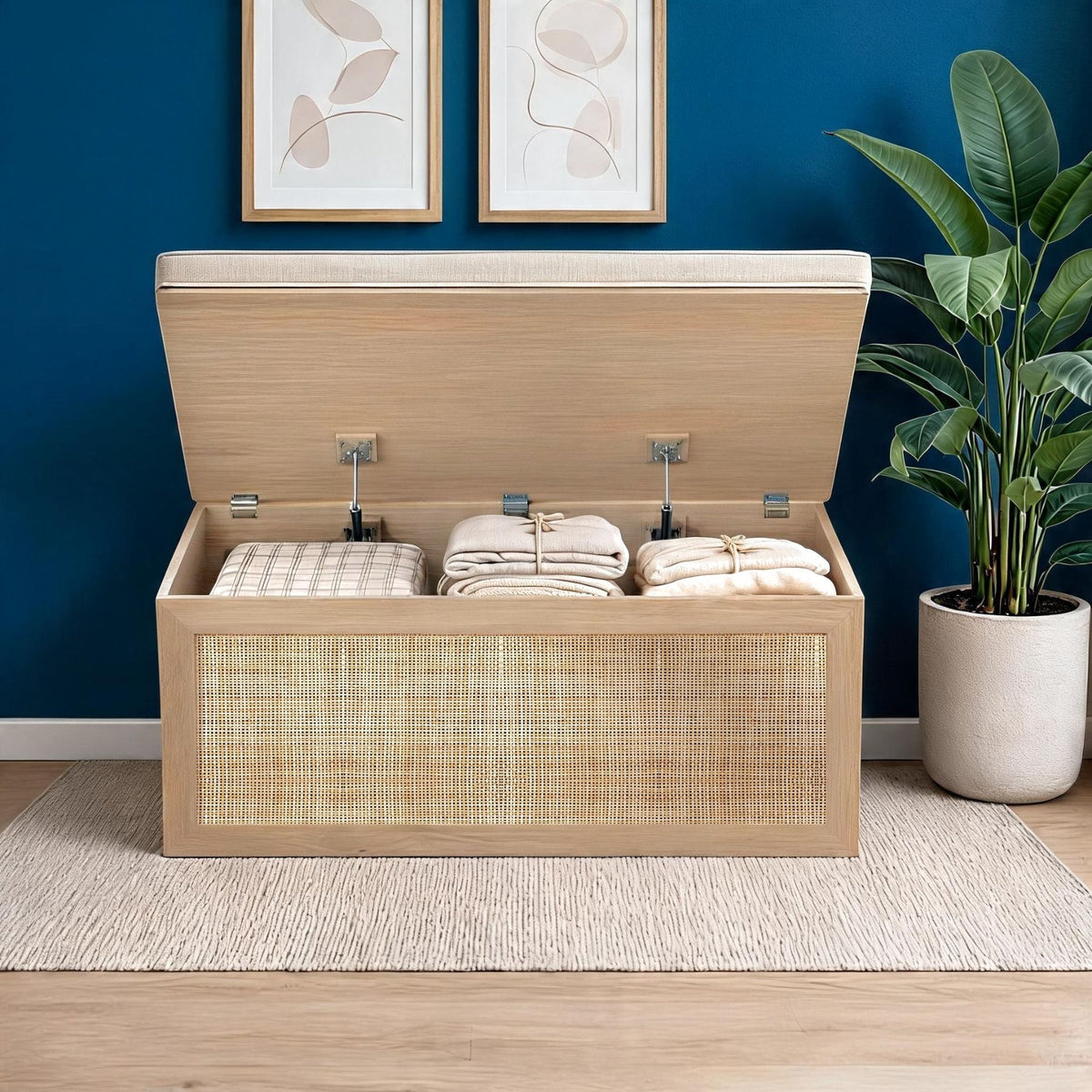 Astbury Rattan Ottoman Storage Box
