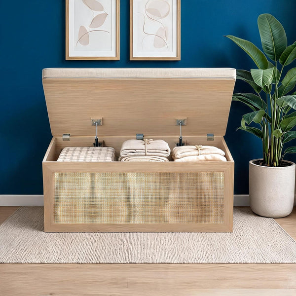 Astbury Rattan Ottoman Storage Box