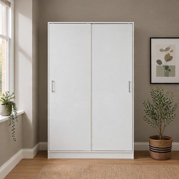 Raya White 2 Door Sliding Wardrobe