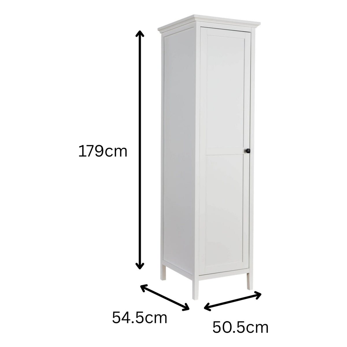 Bellevue 1 Door Wardrobe
