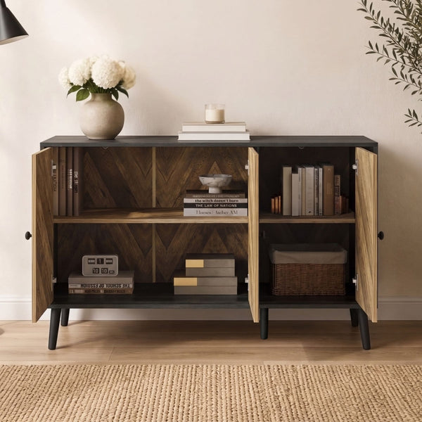 Dallas Herringbone 3 Door Sideboard