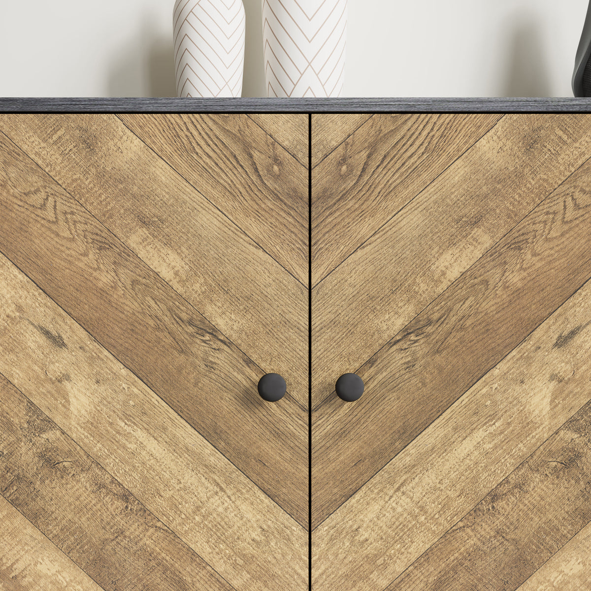 Dallas Herringbone 3 Door Sideboard