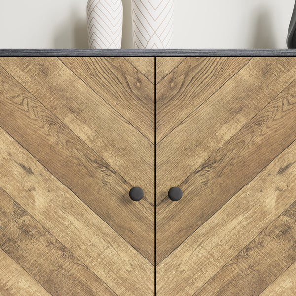 Dallas Herringbone 3 Door Sideboard