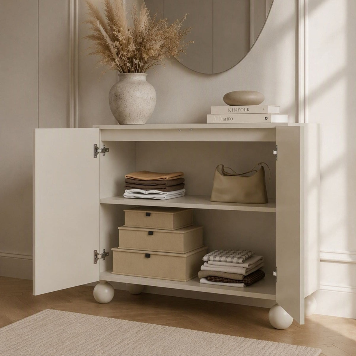 Elodie Beige 2 Door Sideboard
