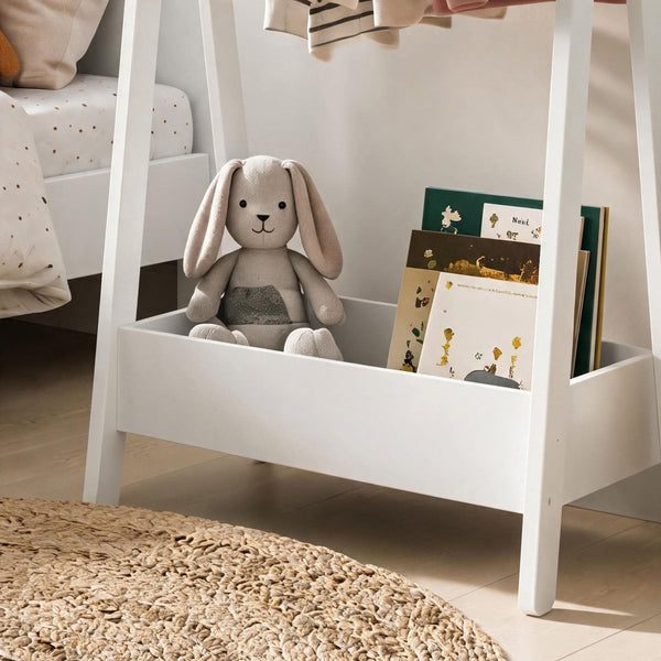 Hallie Kids Clothes Rail with Storage Tray